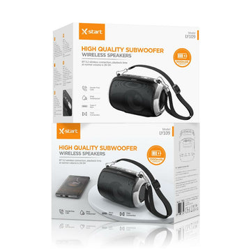 Boxa Portabila X-Start LY109, Bluetooth 5.3, 800mAh, TF Card, U Disk, FM Function, USB-C - Negru