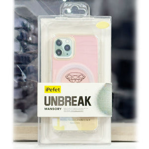 Husa iPefet Shift pentru iPhone 12 Pro, Kevlar Pattern, cu MagSafe, Acryl - Aurora galben