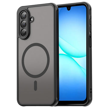 Husa MagFrost Pro pentru Xiaomi 17T, Matte MagSafe, Frosted Frame - Negru