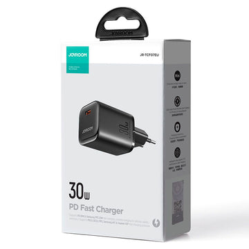 Incarcator Retea Joyroom JR-TCF07EU, 30W, 1xUSB-C, PD, Fast Charging - Negru