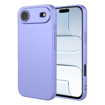 Husa Soft pentru iPhone 17 Air, MicroFiber, TPU - Pastel Lila
