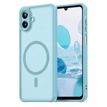 Husa MagFrost Pro pentru Samsung S26 FE, Matte MagSafe, Frosted Frame - Verde