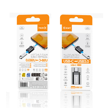 Adaptor OTG Transfer X-Start HD011, USB-C la USB-A - Negru