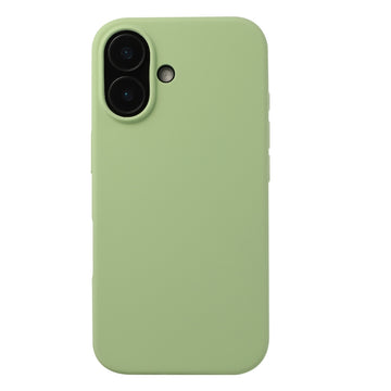 Husa X-Level Thin pentru iPhone 16, MicroFiber - Verde menta