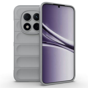 Husa Wave pentru Xiaomi Redmi Note 15 Pro 4G, Grip Anti-Shock, TPU - Smoke gri