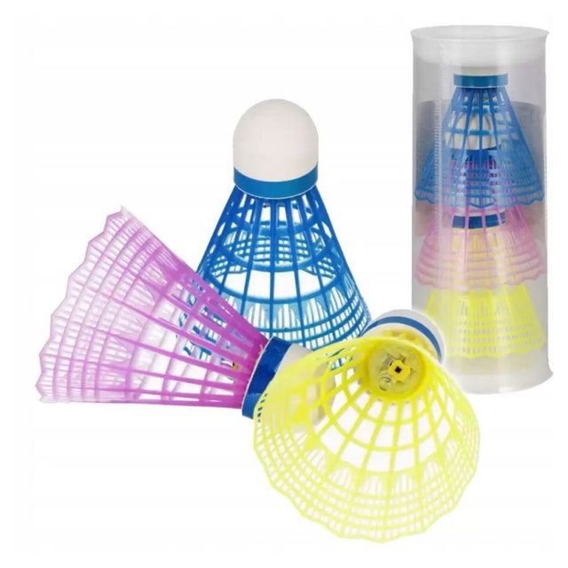 Badminton - Set 3 fluturasi PVC, MegaCreative, 576835, 7x17 cm