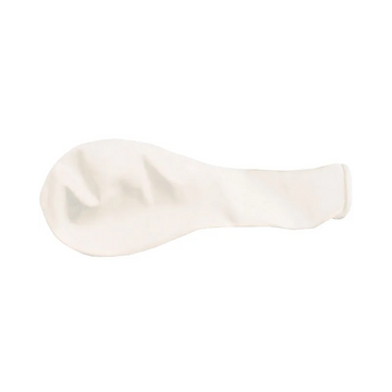 Baloane aniversare Fiorello, 25.4cm, alb metalizat, 170-2739, set 50 buc