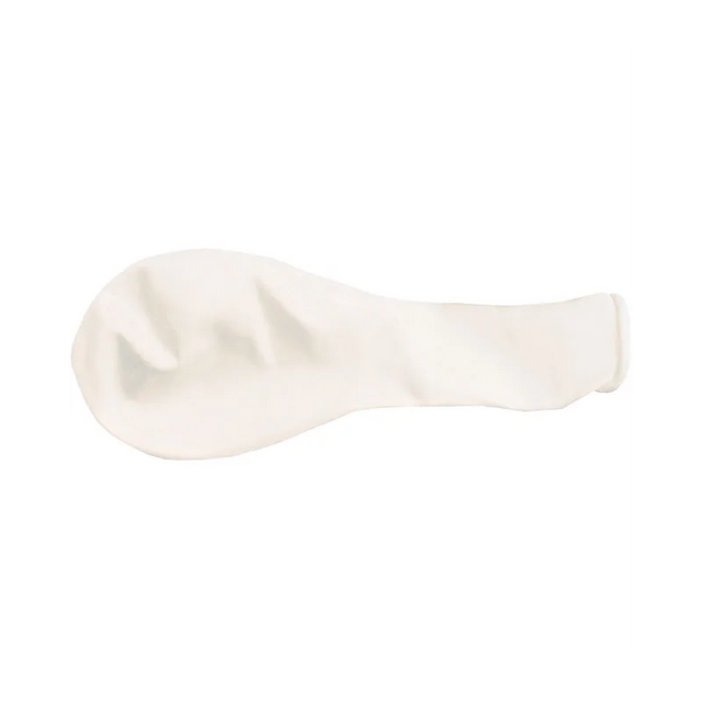 Baloane aniversare Fiorello, 25.4cm, alb metalizat, 170-2739, set 50 buc