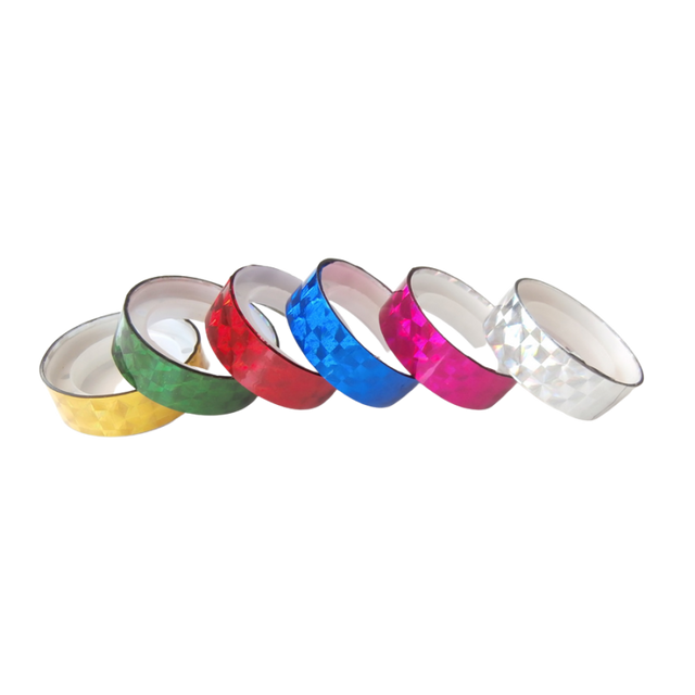 Banda adeziva, 12mm x 3m, cu sclipici, Colorarte, set 12 buc