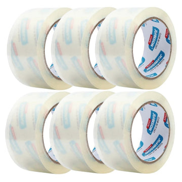 Banda adeziva Johnson, simpla, 48mm x 90yard, transparent, acrilic