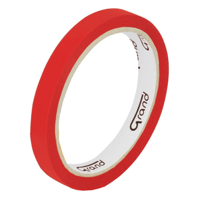 Banda adeziva Grand 130-1953, pentru sigilat pungi, 12mm x 50m, rosu