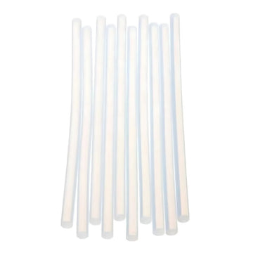 Baton silicon Colorarte, lipire la cald, 11mm x 30cm, transparent, set 10 buc
