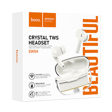 Casti Wireless Hoco EW54, Ear Buds, BT 5.3, 300mAh, Rayo - Alb laptos