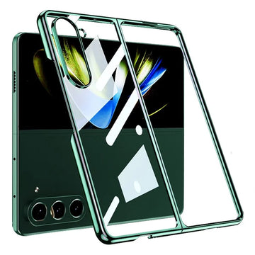 Husa Chrome pentru Samsung Z Fold6, Plastic Thin, Crystal - Verde