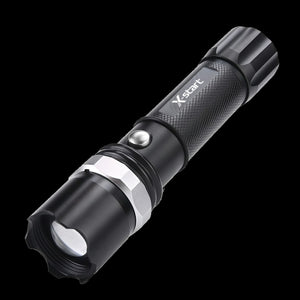 Lampa X-start EL030, LED, Zoom Radius 200m, 300LM, 1200mAh, 3W - Negru