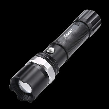 Lampa X-start EL030, LED, Zoom Radius 200m, 300LM, 1200mAh, 3W - Negru