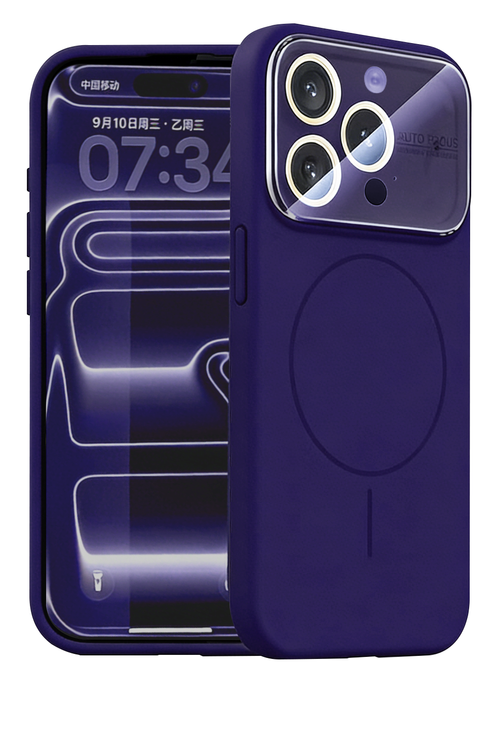 Husa MagConverse - iPhone 13 Pro Max, UltraThin, Magnetic FlexiCase, Purple