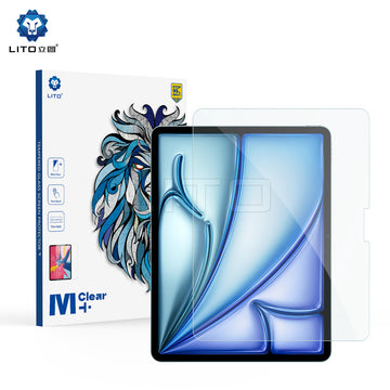 Folie Max Clear pentru iPad Air 13, Flat HD Glass Classic