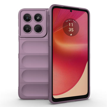 Husa Wave pentru Motorola Moto G37/G47, Grip Anti-Shock, TPU - Mov deschis