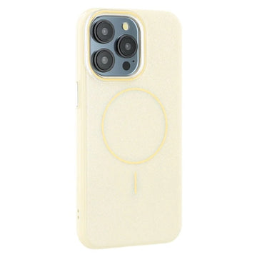 Husa Mag Glitter pentru Samsung S25 Ultra, MagCase, PC, Shinny - Galben