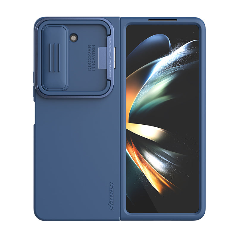 Husa Nillkin, pentru Samsung Z Fold5, CamShield Silky, TPU, Midnight Blue