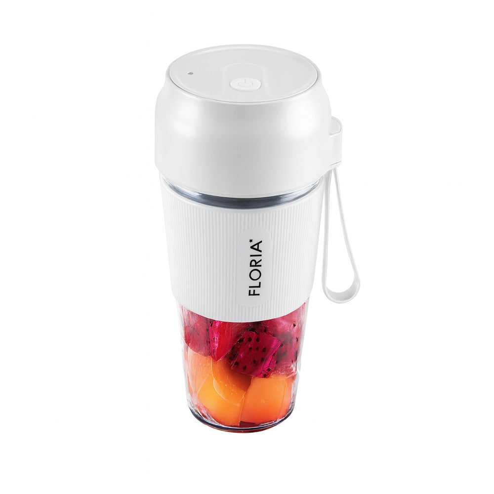 Blender portabil Floria ZLN1720 – 50W, 300ml, reincarcabil USB-C, lame inox, alb