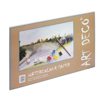 Bloc de desen A2 Fiorello, 10 file, 300g/mp, 420×594mm, 150-1325