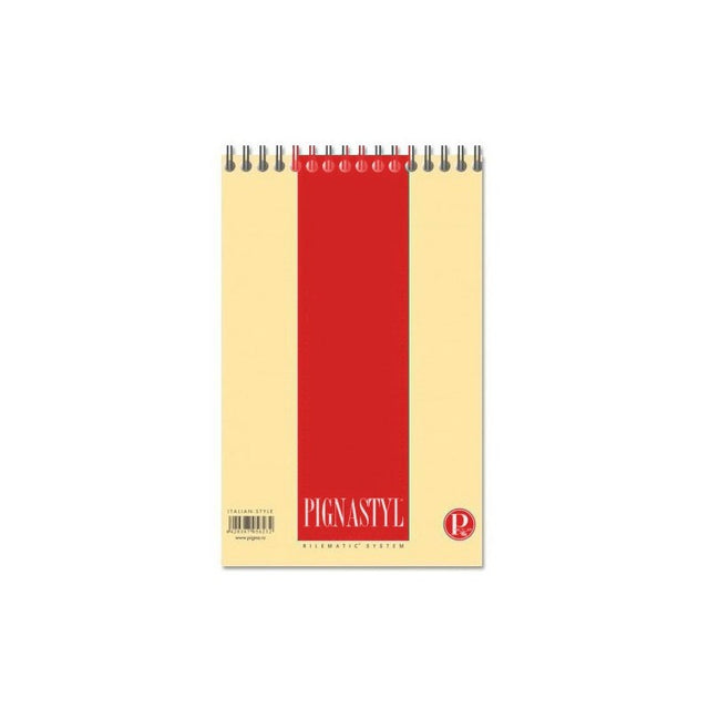 Blocnotes A5 Pigna Styl, 60 file, dictando, cu spira