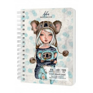 Blocnotes A5 Drasca, 60 file, 120g, velin, cu spira, 14.8x21cm, aika 90090017169