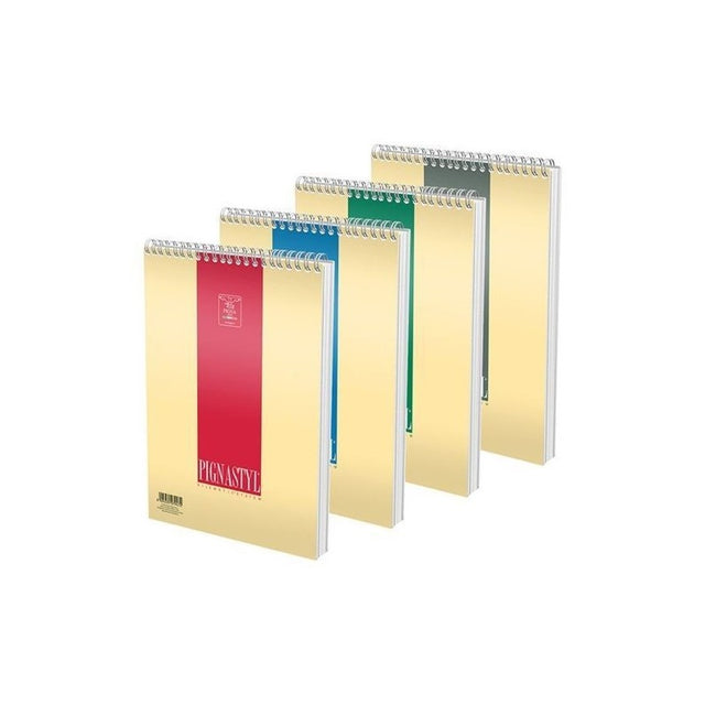 Blocnotes A7 Pigna Styl, 60 file, dictando, cu spira