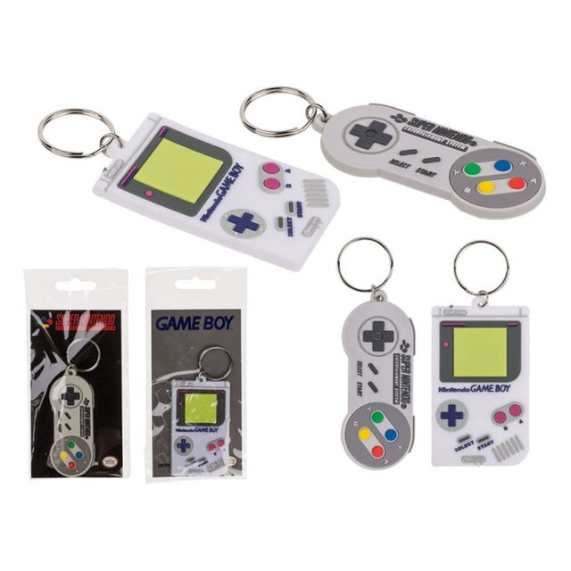 Breloc - controler Nintendo si Gameboy, 7cm, diverse modele, 3+ ani, Out of the blue, 12/0031 / 35964