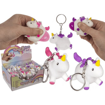 Breloc - squishy unicorn II, 5cm, 2 culori, 3+ ani, Out of the blue, 12/0908 / 34948