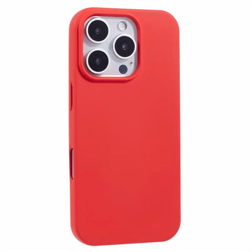 Husa Soft pentru iPhone 16 Pro, MicroFiber, TPU - Rosu