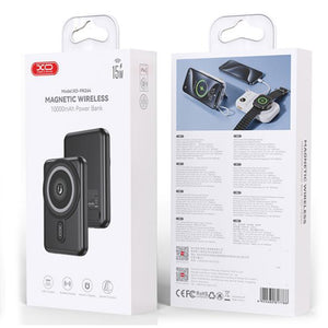 Baterie externa XO PR264, MagSafe, PD20W, FastCharge, Power LED, 10000mAh - Negru