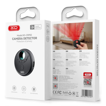 XO CRP02, Smart Detector Camere Video Ascunse, InfraRed, 10m Radius - Negru