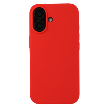 Husa X-Level Thin pentru iPhone 16 Plus, MicroFiber - Rosu