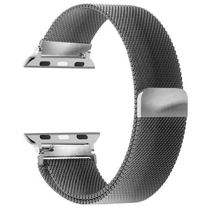 Accesoriu, Accesoriu XO BT07A, Curea Metalica, pentru iWatch, Magnetica 38/40/41mm, Metall - Gri