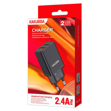 Incarcator Retea Kaku KSC-787, 18W, 2.4A, 2xUSB-A, QC 3.0 - Negru