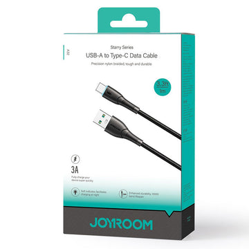 Cablu Date si Incarcare Joyroom SA32-AC3, USB-A la USB-C, 3A, 1m - Negru
