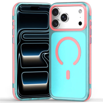 Husa IceMag pentru iPhone 18 Pro Max, SoftFrosted, ShockProof Dual - Lake albastru