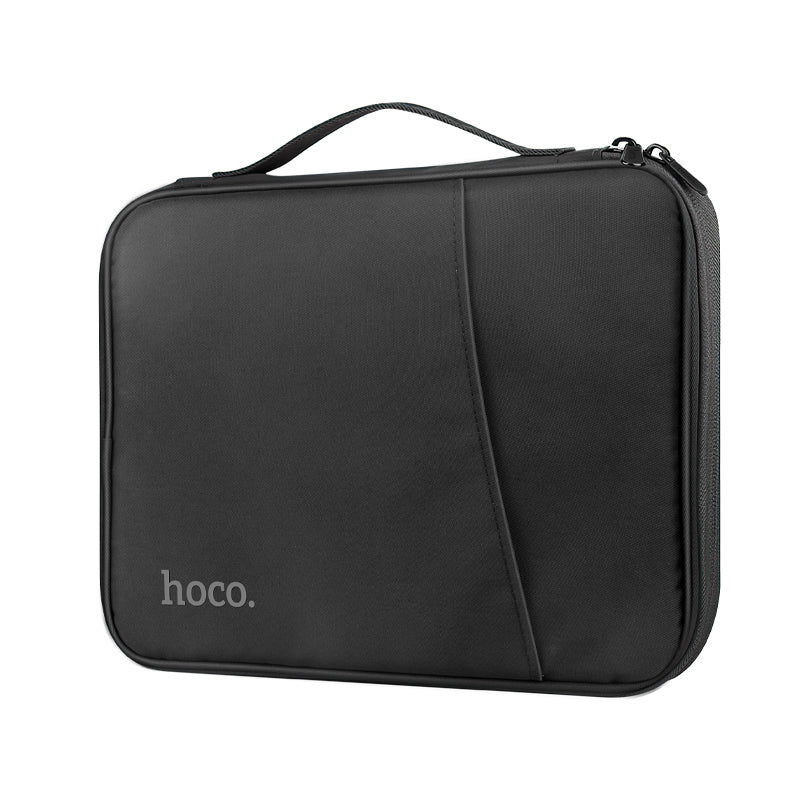 Hoco (GT2) - Geanta pentru laptOppo 12.9", din material textil, cu microfibra, Simple Series, Black