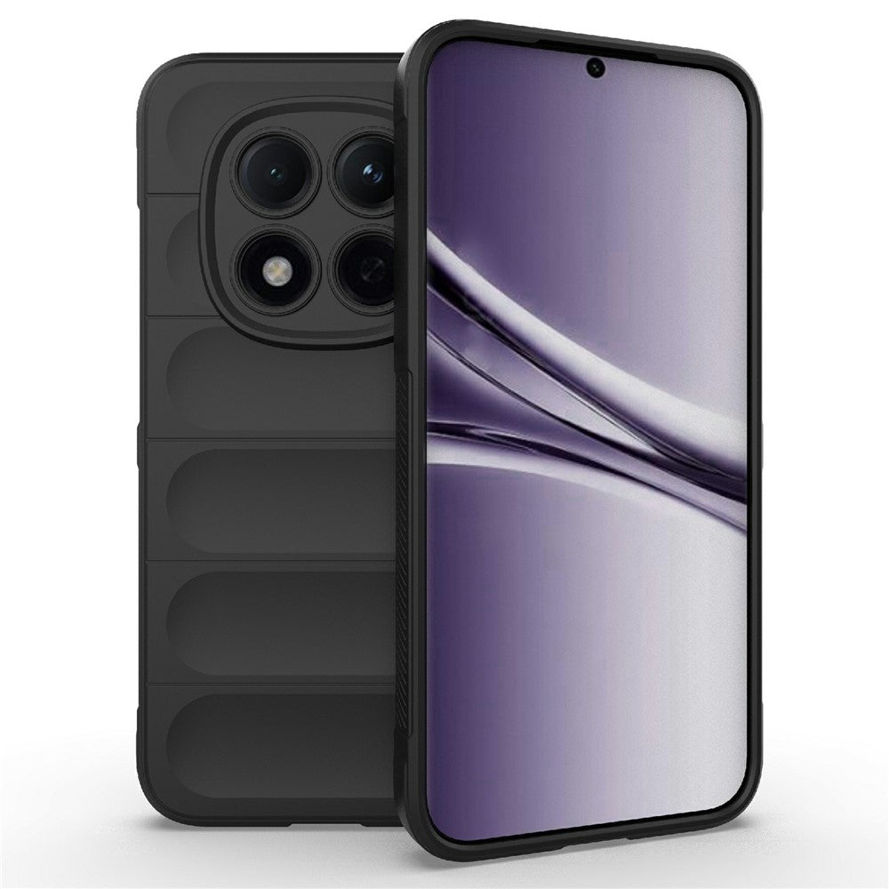 Husa Wave pentru Xiaomi Redmi Note 15 Pro 4G, Grip Anti-Shock, TPU - Night negru