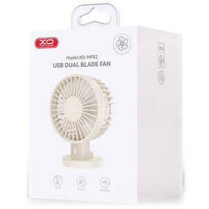 Cooler XO MF82, Thin Desktop Folding/Hangable Fan, 2000mah - Bej