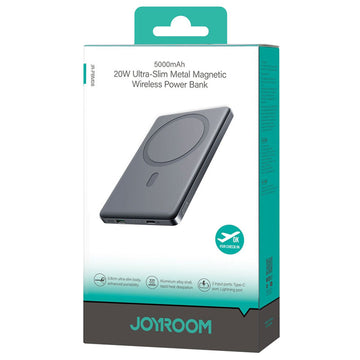 Baterie externa Joyroom PBM08, 20W, 1xUSB-C, 1xUSB, PD, QC3.0, Fast, UltraThin - Gri