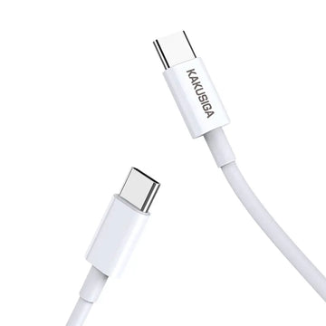 Cablu Date si Incarcare Kaku KSC-653, USB-C, PD100W, QC3.0, 25cm - Alb
