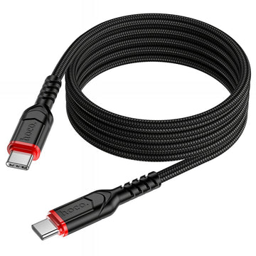 Cablu Hoco X59 Victory, USB-C, 60W, 1m - Negru