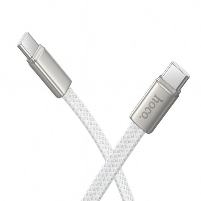 Cablu Hoco X125 USB-C la USB-C Alb