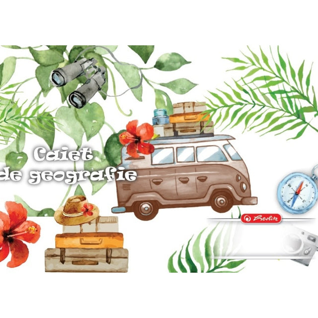 Caiet special A5 Herlitz, 24 file, geografie, 9478480