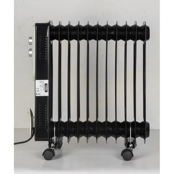Calorifer electric Floria ZLN3666, 2500W, 11 elementi, termostat reglabil, negru