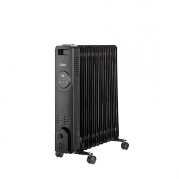 Calorifer electric Zilan ZLN8436, 2500W, 11 elementi, termostat reglabil, negru